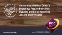 Intermountain’s Center for Disaster Readiness: Biosafety and Biocontainment Lessons and Principles icon