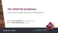 The 2018 Guidelines: Demystifying Imaging, Operating, and Procedure Rooms icon