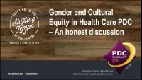 Gender and Cultural Equity in Health Care PDC – An honest discussion icon