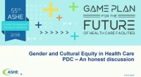 Gender and Cultural Equity in Health Care PDC – An honest discussion  icon
