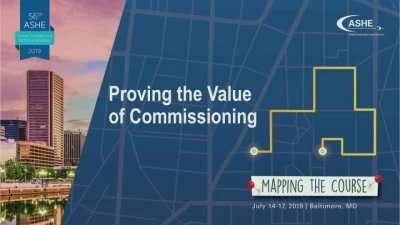 Proving the Value of Commissioning icon