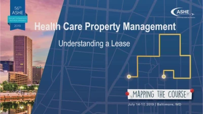 Health Care Property Management: Understanding a Lease icon