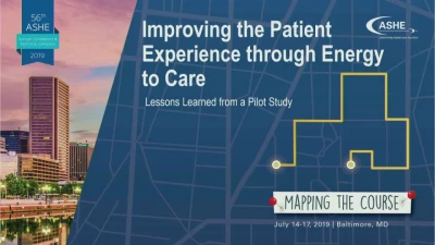 Improving the Patient Experience through Energy to Care icon