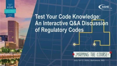 Test Your Code Knowledge – An Interactive Q&A Discussion of Regulatory Codes icon