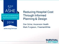 Reducing Hospital Costs through Informed Planning and Design icon