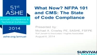 What Now? NFPA 101 and CMS: The State of Code Compliance icon