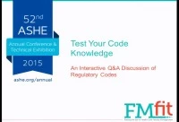 Test Your Code Knowledge: An Interactive Discussion of Regulatory Codes icon