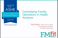 Centralizing Facility Operations in Health Systems icon