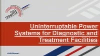 Uninterruptible Power Systems for Diagnostic and Treatment Facilities icon