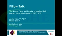 Pillow Talk: A Discussion of the Number, Type, and Location of Inpatient Beds Needed in the United States in 2020 icon