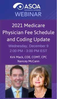 2021 Medicare Physician Fee Schedule and Coding Update icon