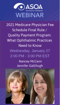 2021 Medicare Physician Fee Schedule Final Rule/Quality Payment Program: What Ophthalmic Practices Need to Know icon