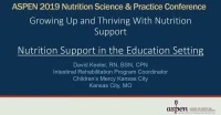 Growing Up and Thriving with Nutrition Support icon