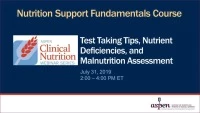 Test Taking Tips, Nutrient Deficiencies, Malnutrition Assessment icon