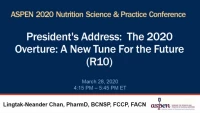 President's Address:  The 2020 Overture: A New Tune For the Future (R10) icon