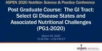 Post Graduate Course:  The GI Tract: Select GI Disease States and Associated Nutritional Challenges (PG1-2020) icon