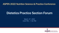 Dietetics Practice Section Forum icon