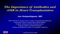 What is the Importance of Antibodies and AMR in Heart Transplantation? icon