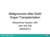 Malignancies after Solid Organ Transplantation icon