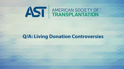 Q/A: Living Donation Controversies icon