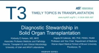 Diagnostic Stewardship in Solid Organ Transplantation icon