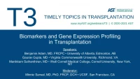 Biomarkers and Gene Expression Profiling in Transplantation icon