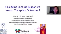Immunosenescence: Can Aging Immune Responses Impact Transplant Outcomes? icon