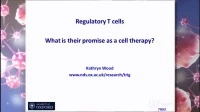 Tregs: What Is the Promise of Cell Therapy Today? What's Around the Corner? 	What Will You See In Your Lifetime? icon