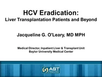 Hepatitis C Eradication: Liver Transplant Patients and Beyond icon