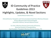 Updates on the International CMV Consensus Guidelines and the AST ID Guidelines Third Edition icon