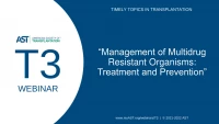 Management of Multidrug Resistant Organisms: Treatment and Prevention  icon