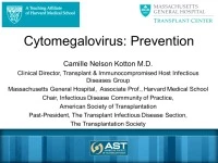 Cytomegalovirus: Prevention, Therapy, Immunity icon