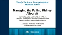 Management of the Failing Kidney Allograft icon