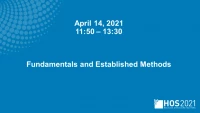 Session VI: Fundamentals and Established Methods icon