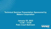 Lunch and Learn Technical Seminar Sponsored by Waters Corporation icon