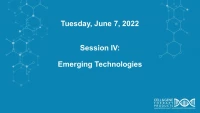 Session IV - Emerging Technologies icon