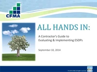 All Hands In: A Contractor's Guide to Evaluating and Implementing an Employee Stock Ownership Plan (ESOP) icon