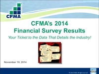 CFMA's 2014 Financial Survey Results - Your Ticket to the Data That Details the Industry! icon
