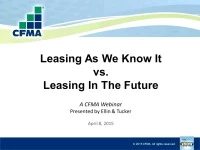 Leasing as We Know It vs. Leasing in the Future icon