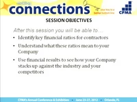 Utilizing CFMA's 2011 Construction Industry Annual Financial Survey to Build a Better Bottom Line icon