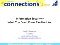Information Security - What You Don't Know Can Hurt You icon