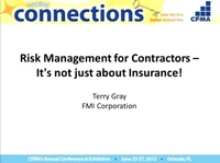 Risk Management for Contractors -- It's Not Just About Insurance! icon