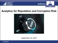Analytics for Reputation and Corruption Risk  icon