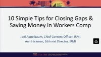 10 Tips for Closing Gaps & Saving Money in Workers' Comp icon