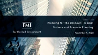 Welcome & General Session: Planning for The Unknown - Market Outlook and Scenario Planning icon