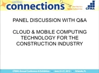 Panel Discussion with Q&A: Cloud & Mobile Computing Technology for the Construction Industry icon