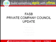 FASB/Private Company Council Update icon