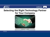 Selecting the Right Technology Partner for Your Company  icon