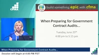 When Preparing for Government Contract Audits... icon