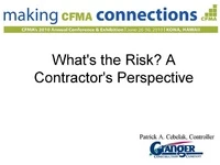 What's the Risk? A Contractor's Perspective icon